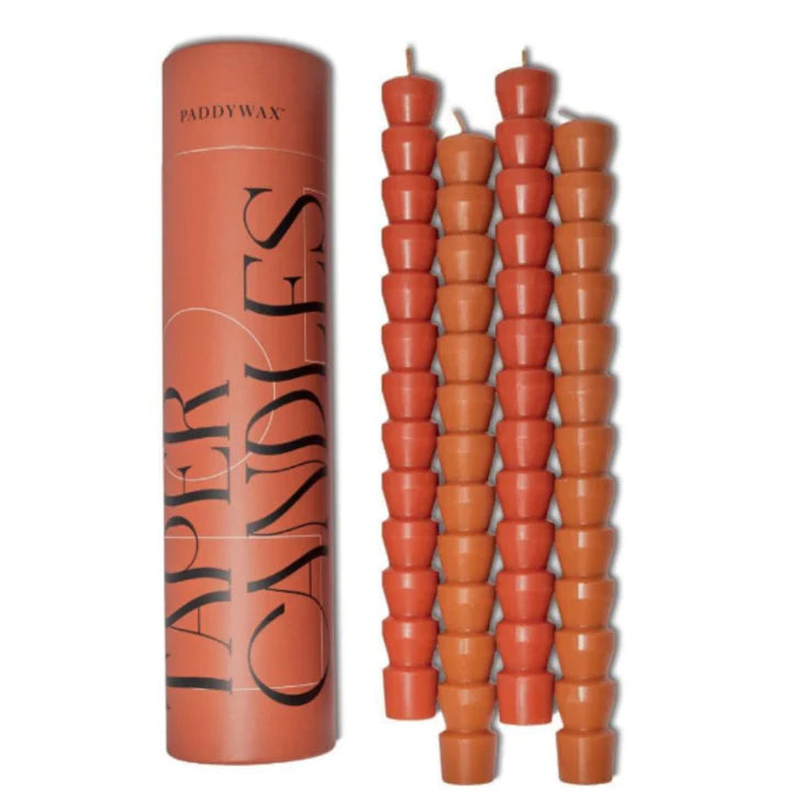 Paddywax Red + Terracotta Taper Candles - 4 Pack main image 0
