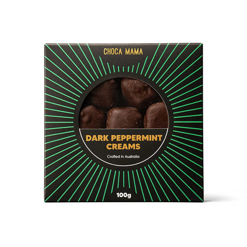 ChocaMama Dark Chocolate Peppermint Creams 100g