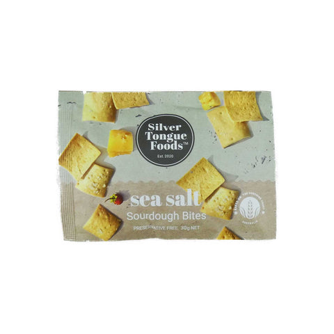 Silver Tongue Foods Sea Salt Sourdough Snack Pack 30g