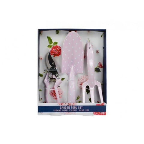 Annabel Trends Garden Tools Pink Polkadot
