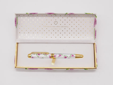 Arty Hearts Roller Pen Boxed