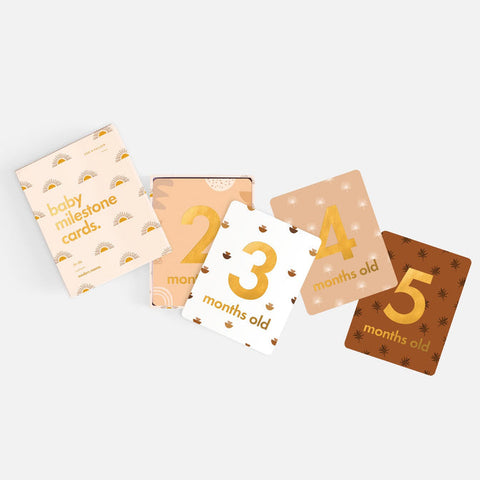 Fox & Fallow Baby Milestone Cards - Boho