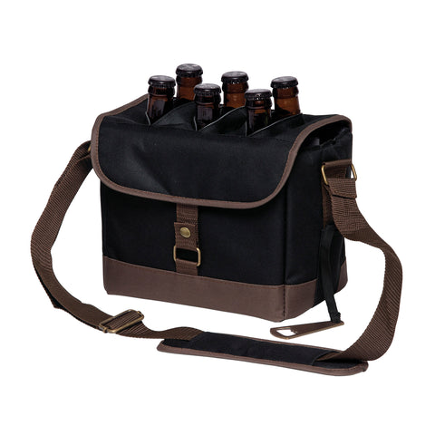 Bottle Caddy Cooler Bag Black