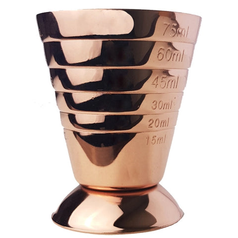 Multi Level Copper Jigger Cup