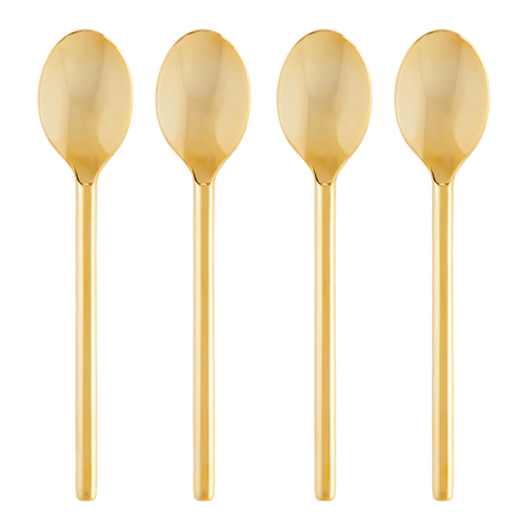 Cristina Re Gold Plated Spoon - Box Set of 4