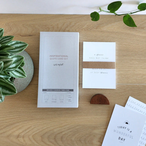 Inspirational Quote Card Set