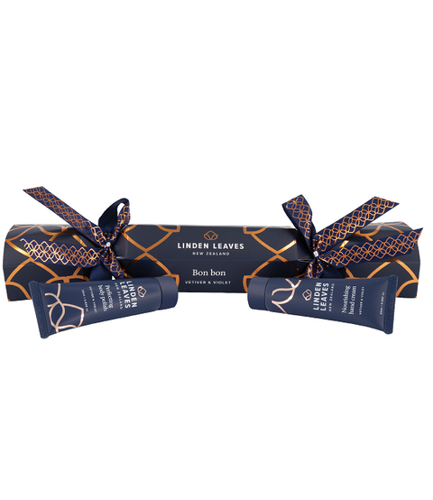 Linden Leaves: Gifting Bon Bon&nbsp;– Vetiver &amp; Violet (Hand Cream &amp; Body Polish)