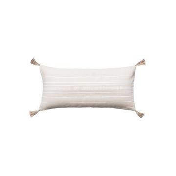 The Beach People - Beach Inflatable Cushion 100% Cotton 51 x 26cm.